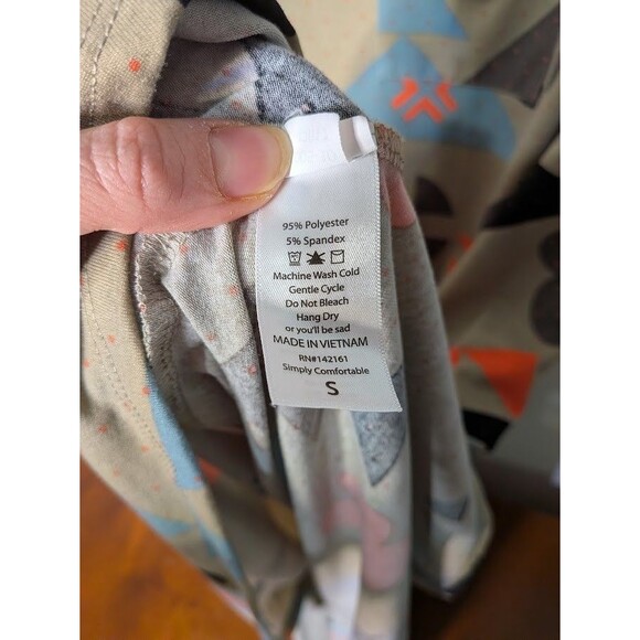 LulaRoe Disney Carly Swing Dress SZ S Mickey Mouse Silhouettes Chest SZ 36" EUC - Picture 3 of 5